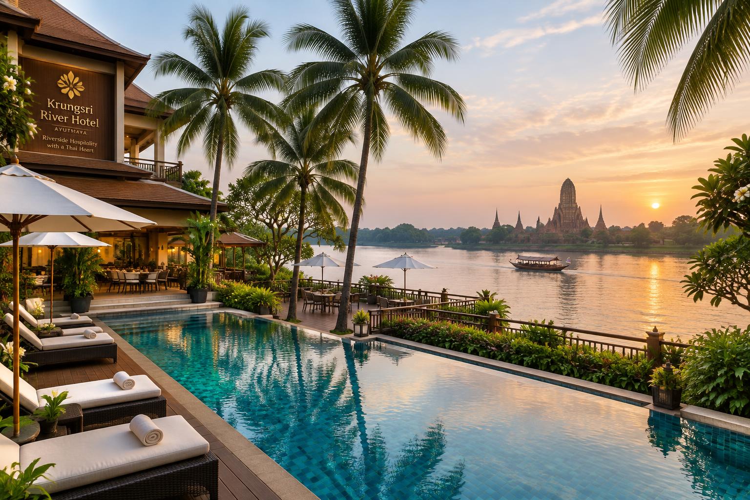 Krungsri River Hotel Ayutthaya Riverside Terrace