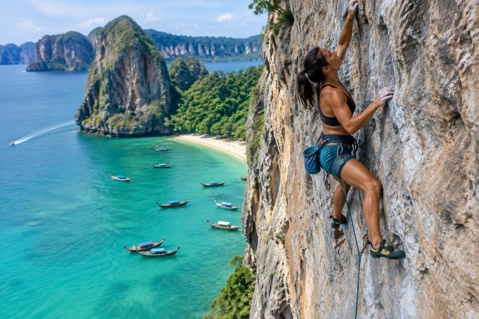 Railay Krabi Rock Climbing Course