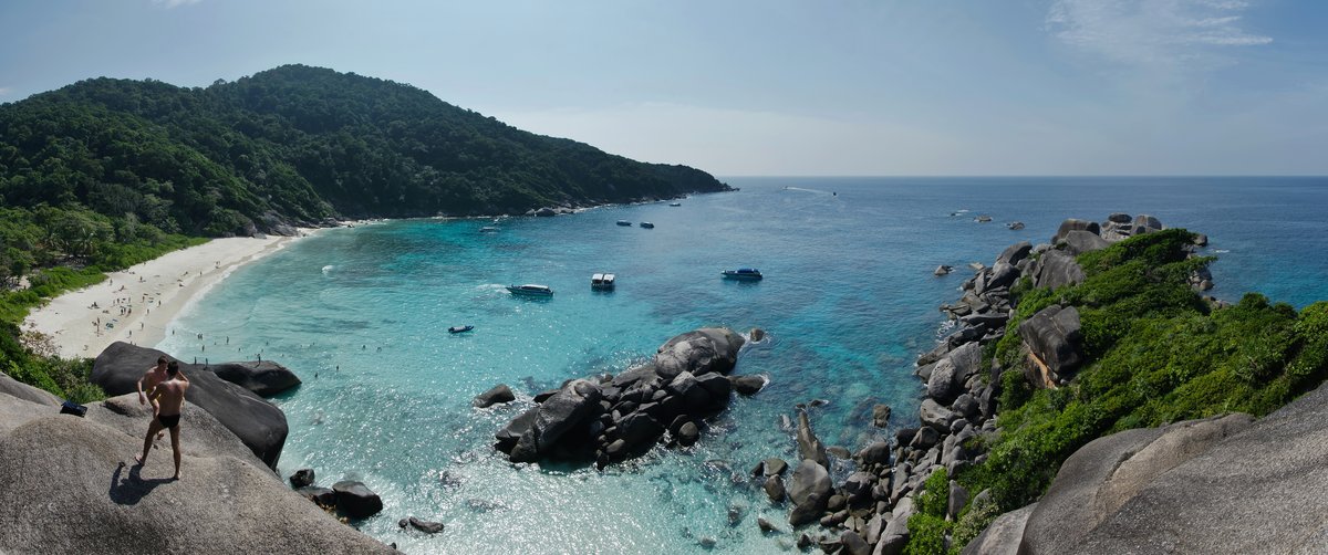 Similan Islands Speedboat Snorkeling Tour and Sailing Rock