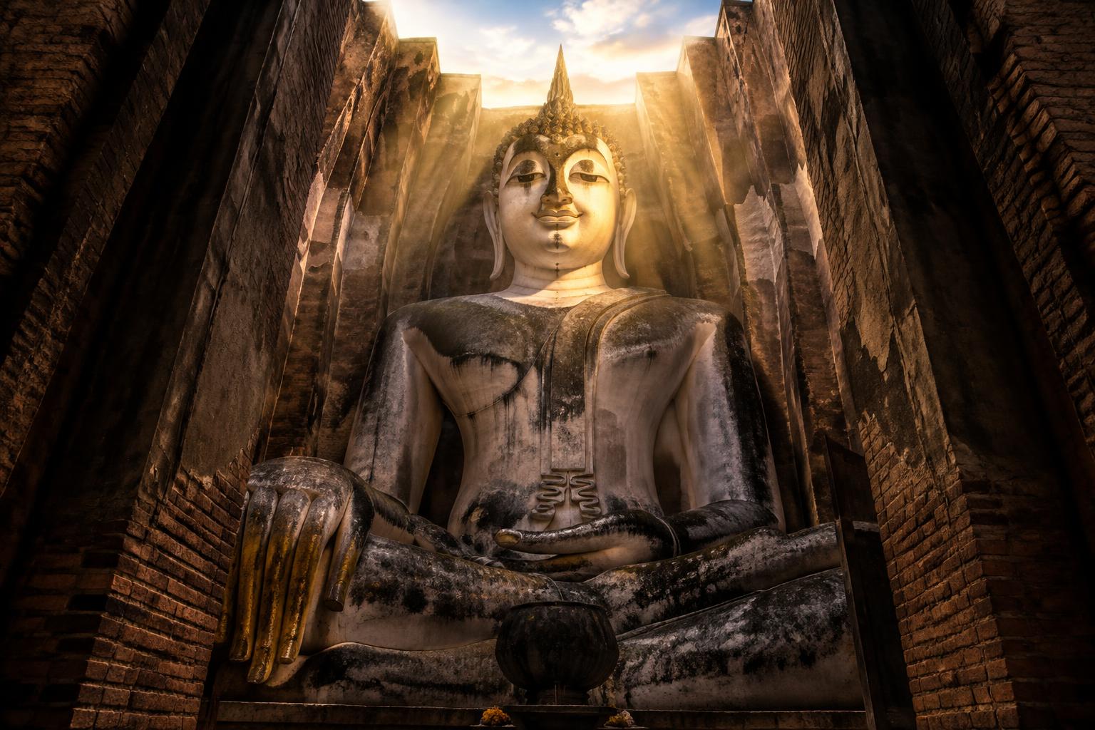 Wat Si Chum Colossal Buddha Phra Achana